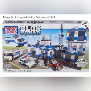 Mega Bloks Blok Squad Police Station And Jail Building Set #2420